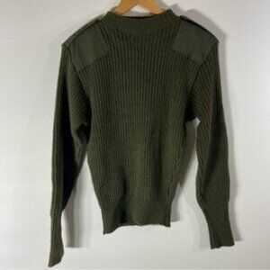 DSCP 100% Wool Military Style Shooting Sweater. Size 38.